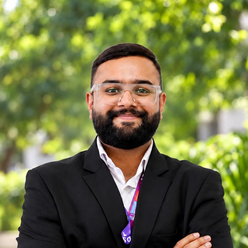 Somya Sharma, B.Tech CSE AIML student at KRMU SOET