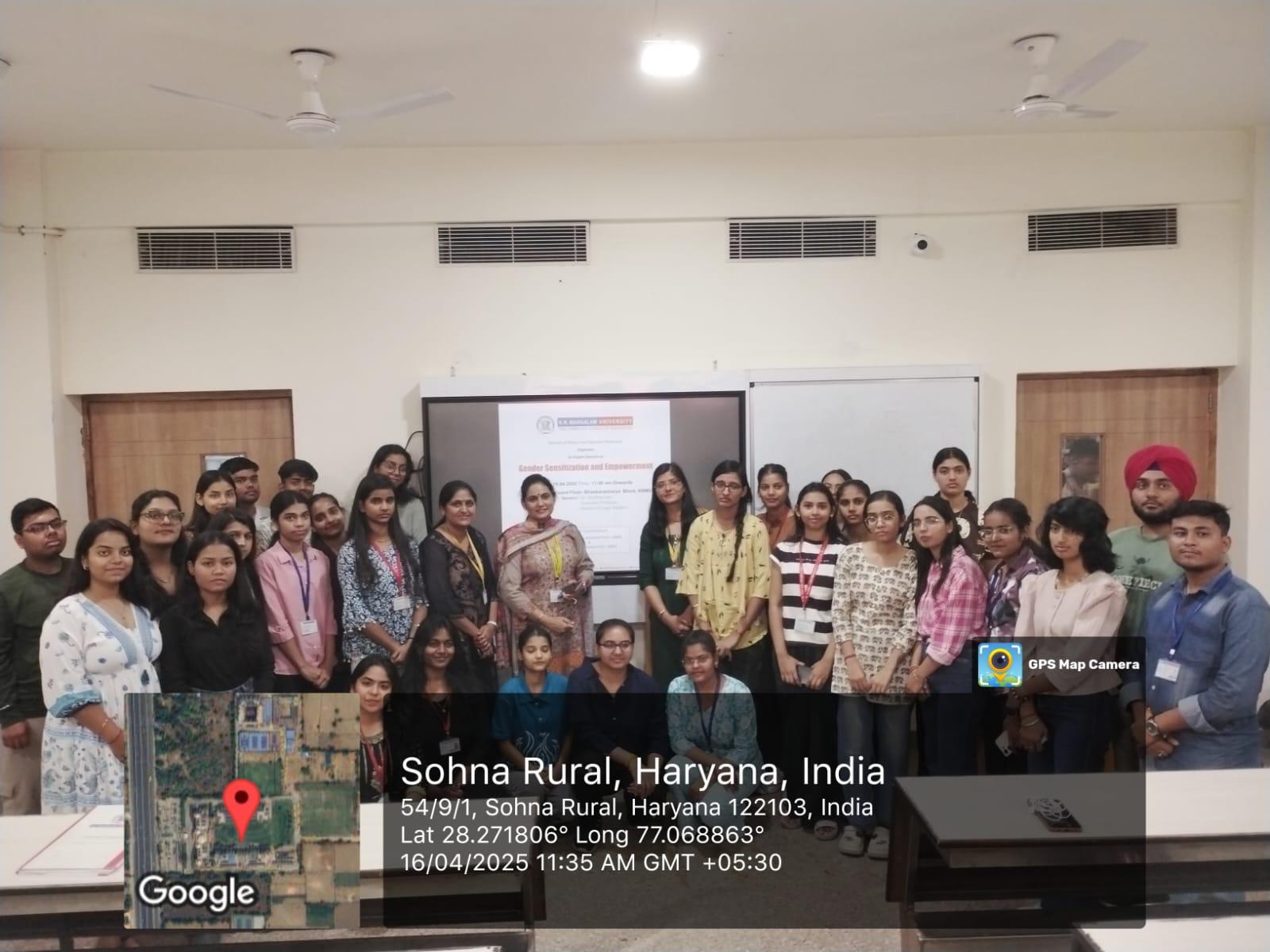 Expert Session on Gender Sensitization and Empowerment