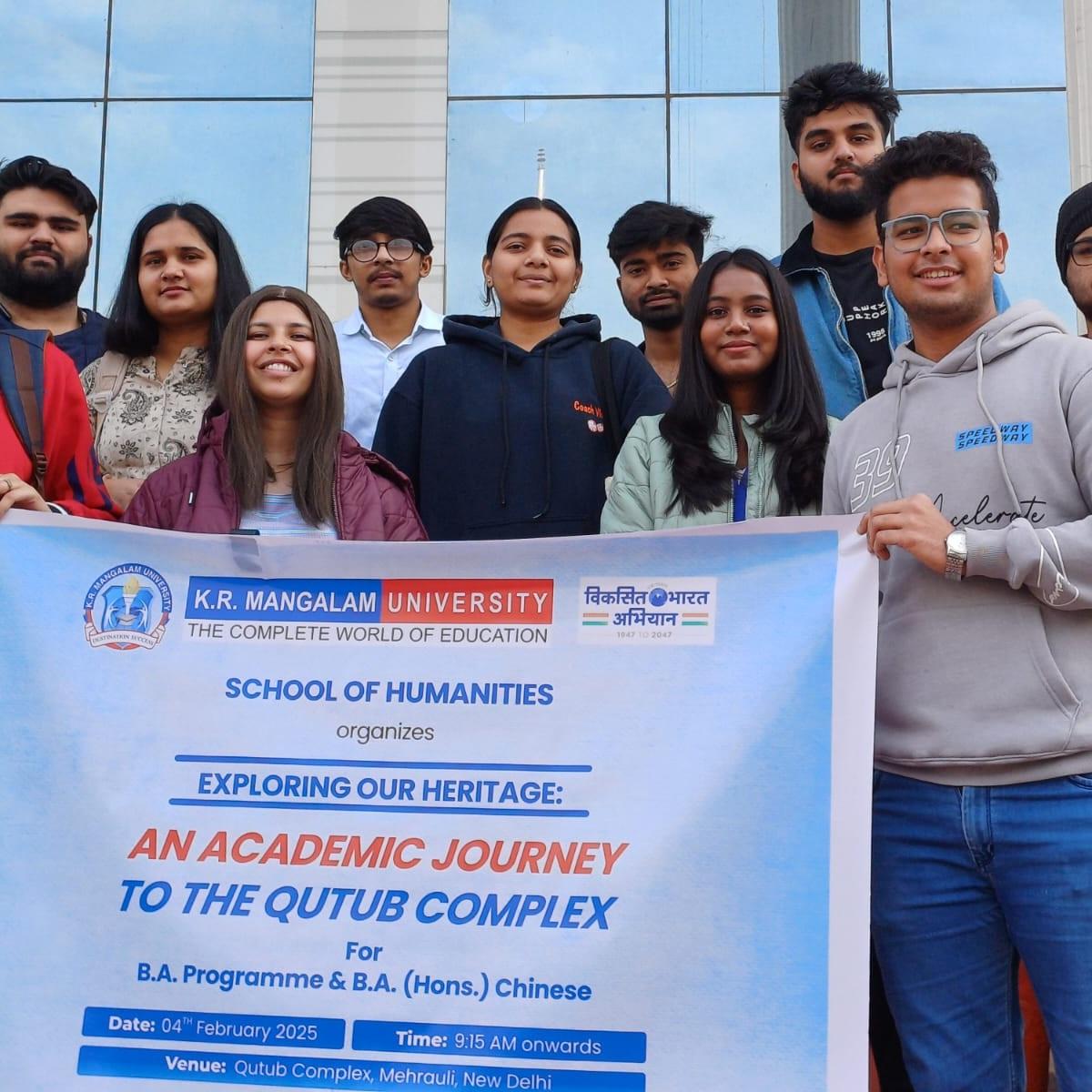 Exploring Our Heritage: An Academic Journey to the Qutub Complex