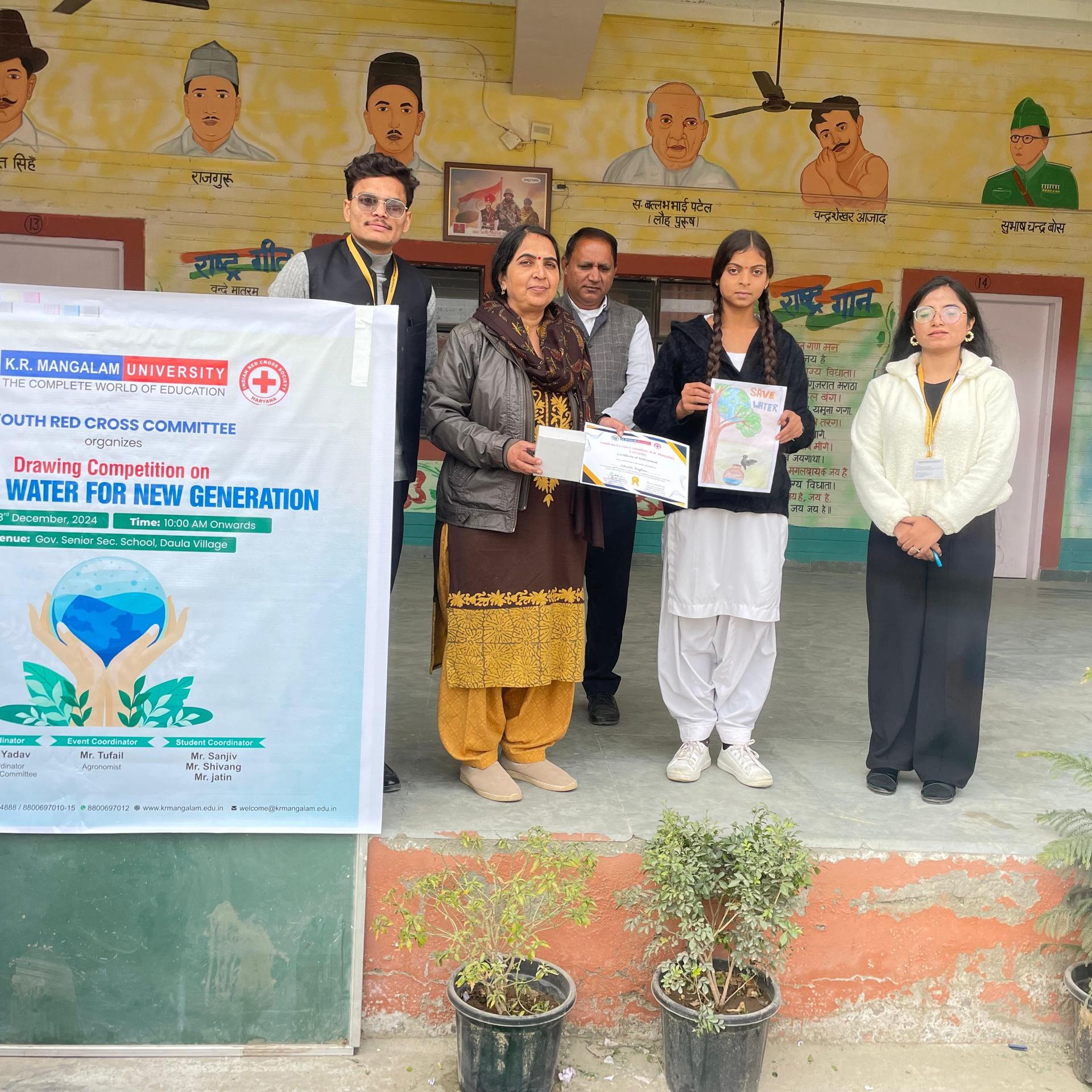 Drawing Competition on Save the Water for New Generation