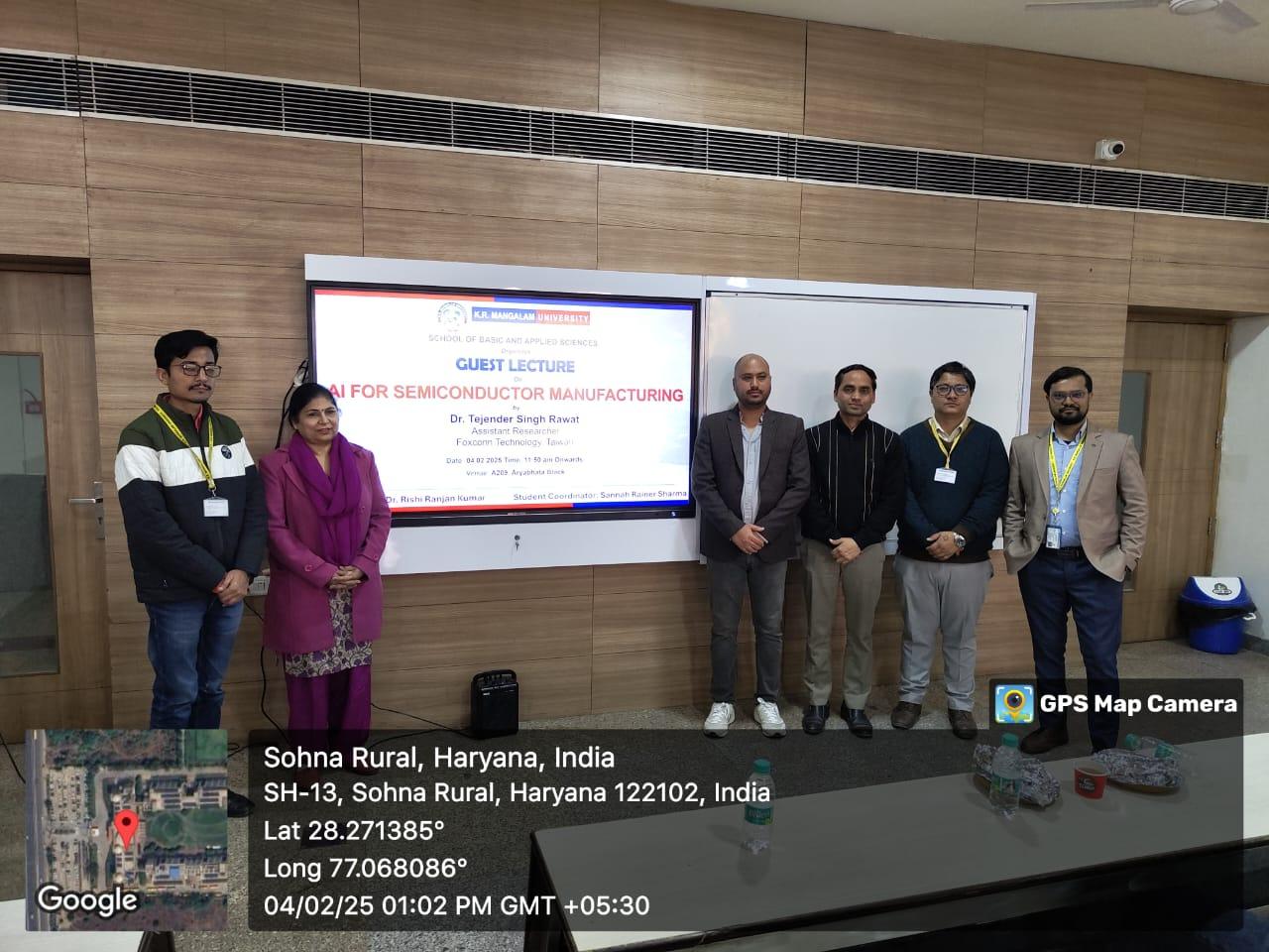 Guest Lecture on AI for Semiconductor Manufacturing