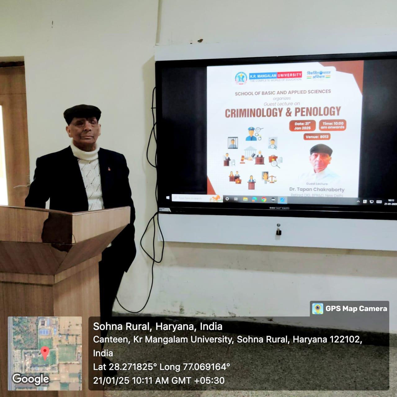 Guest Session on Investigating Crime and Penology