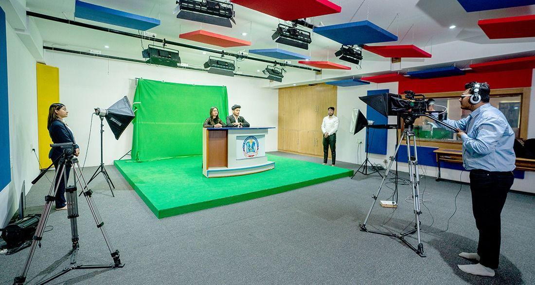 Step into the future of storytelling at our cutting-edge Audio-Visual Studio