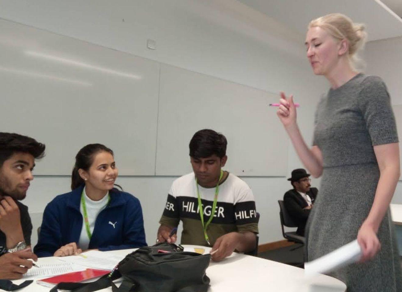 B.A. English students at an international summer school or European university campus during a fully funded exchange programme