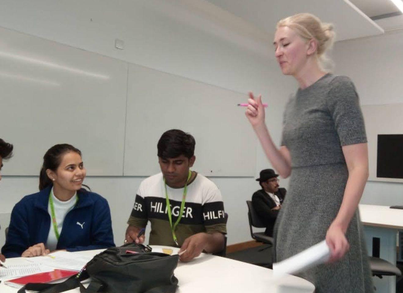 BBA (Hons.) HR students at University of East Anglia UK during Semester 4 international exposure