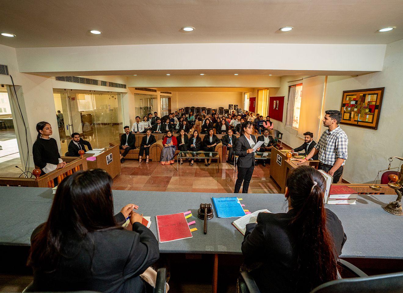 internships and court visits with law firms corporate legal departments NGOs and government bodies at KRMU