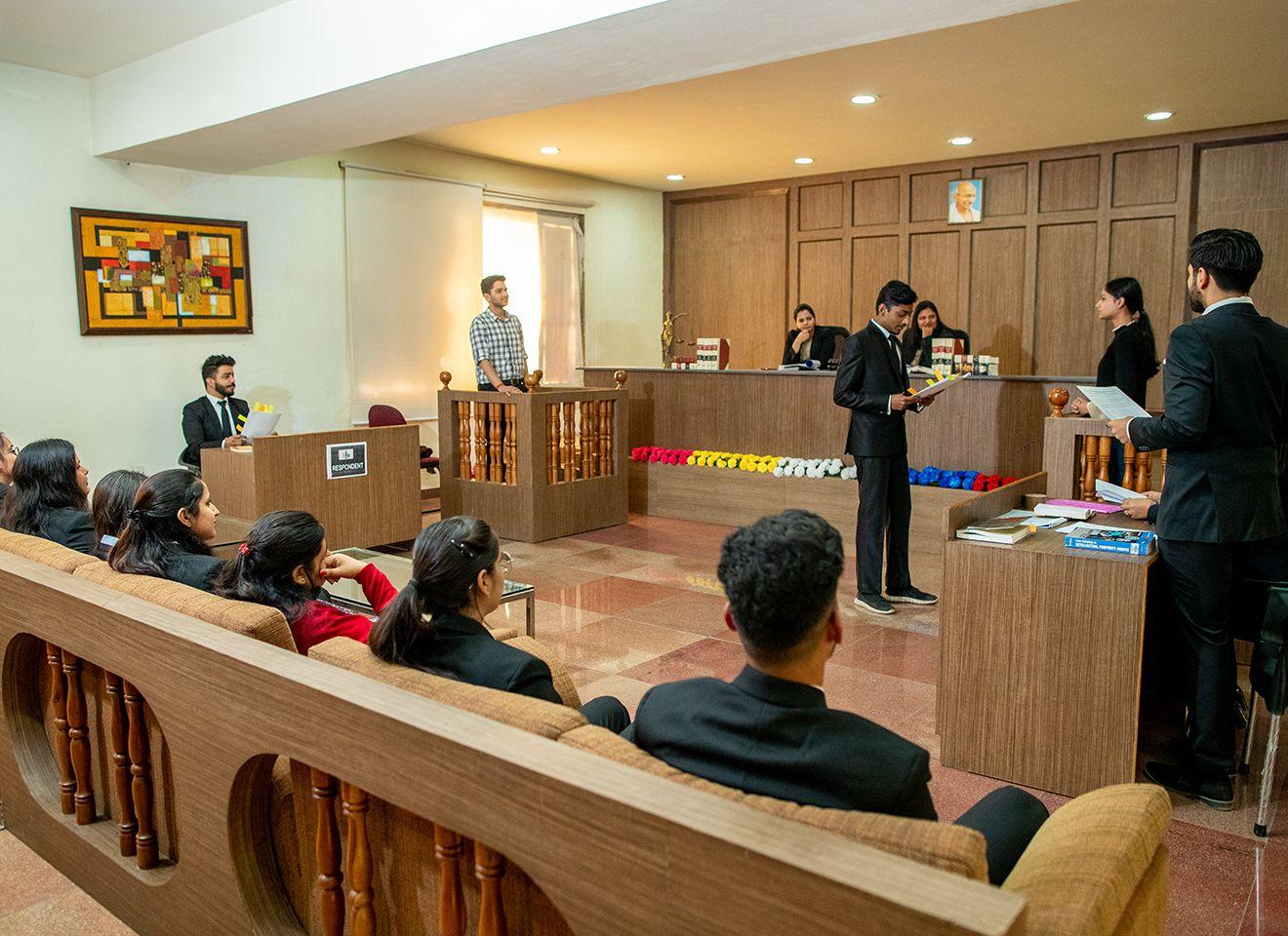 BA LLB Hons practical legal training at K.R. Mangalam University