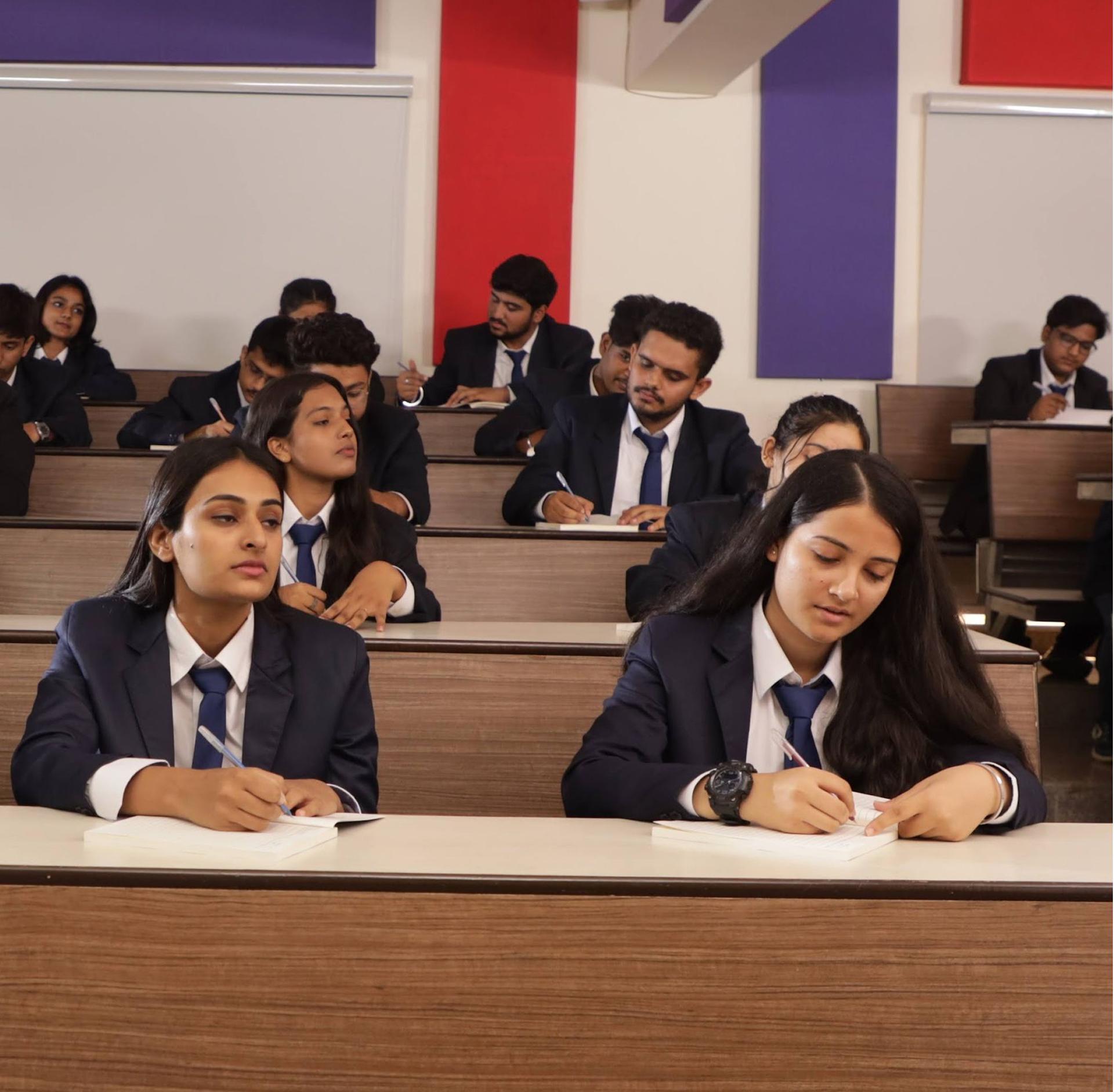 MBA classroom session at K.R. Mangalam University