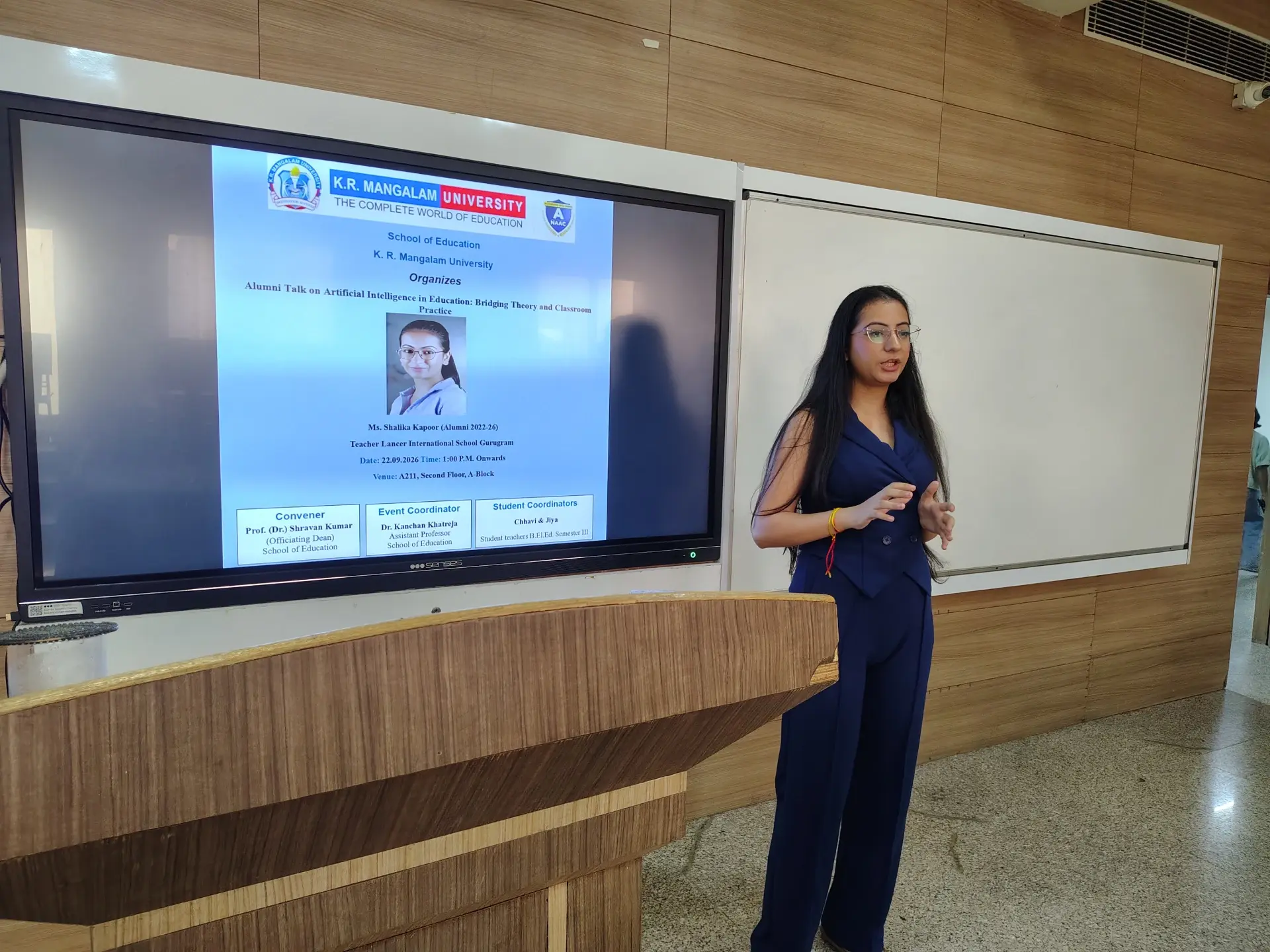 Alumni Talk on “Artificial Intelligence in Education”