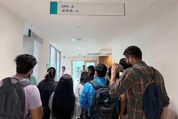 Visit to Max Super Speciality Hospital