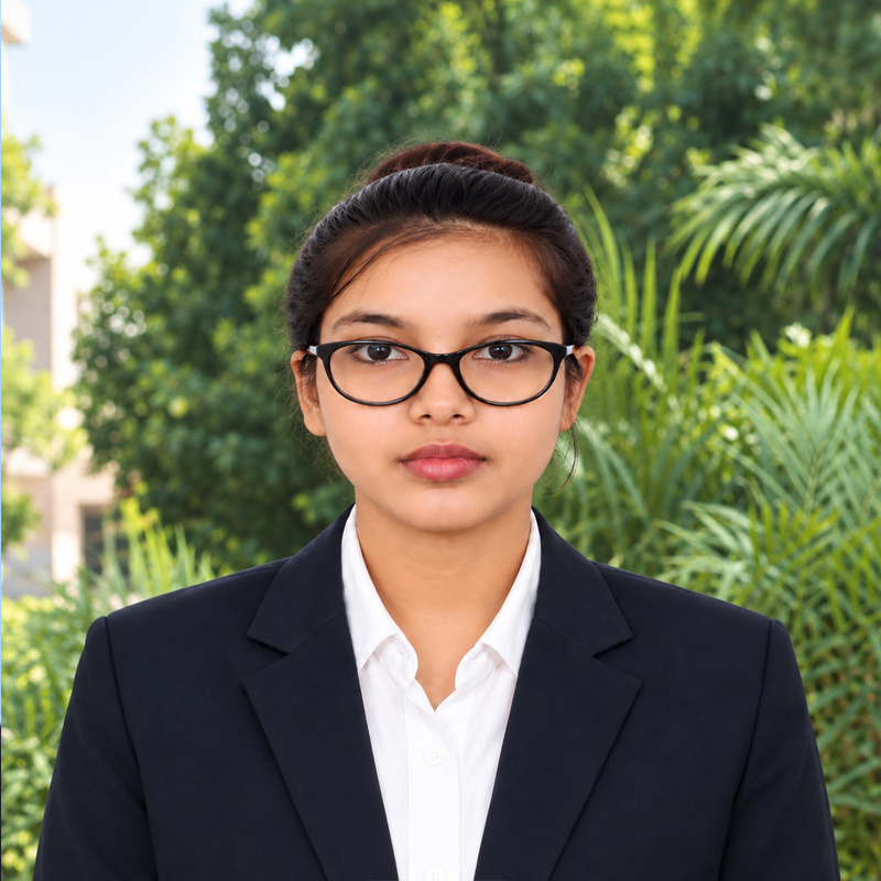Nishu Saini, B.Pharm student at KRMU SMAS
