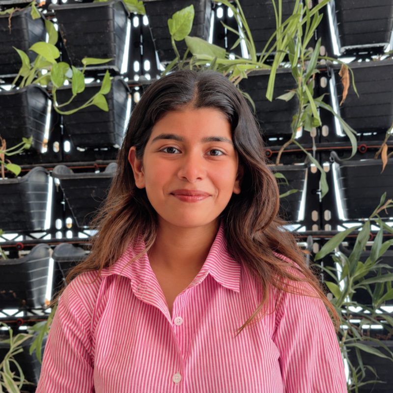 Anushka Singh, B.Arch student at KRMU SOAD