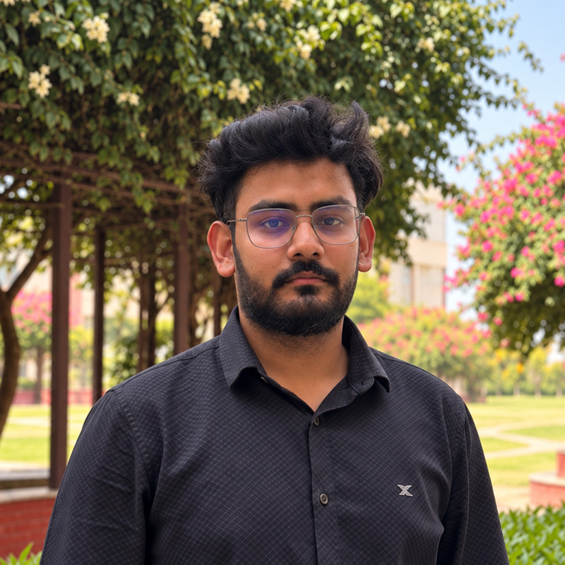 Kaustubh Sahai, B.Arch student at KRMU SOAD