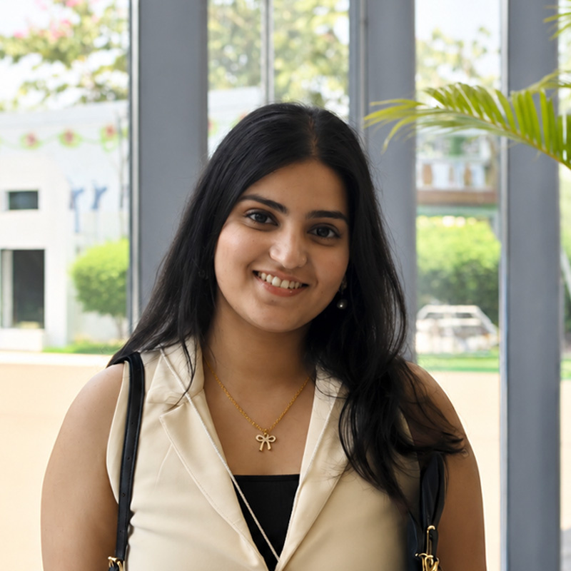Tanisha Bhatnagar, B.Des. Interior Design student at KRMU SOAD