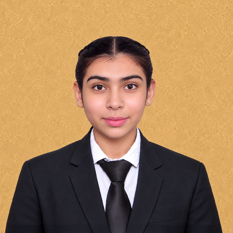 Chyeshta, BHMCT student at KRMU SOHMCT