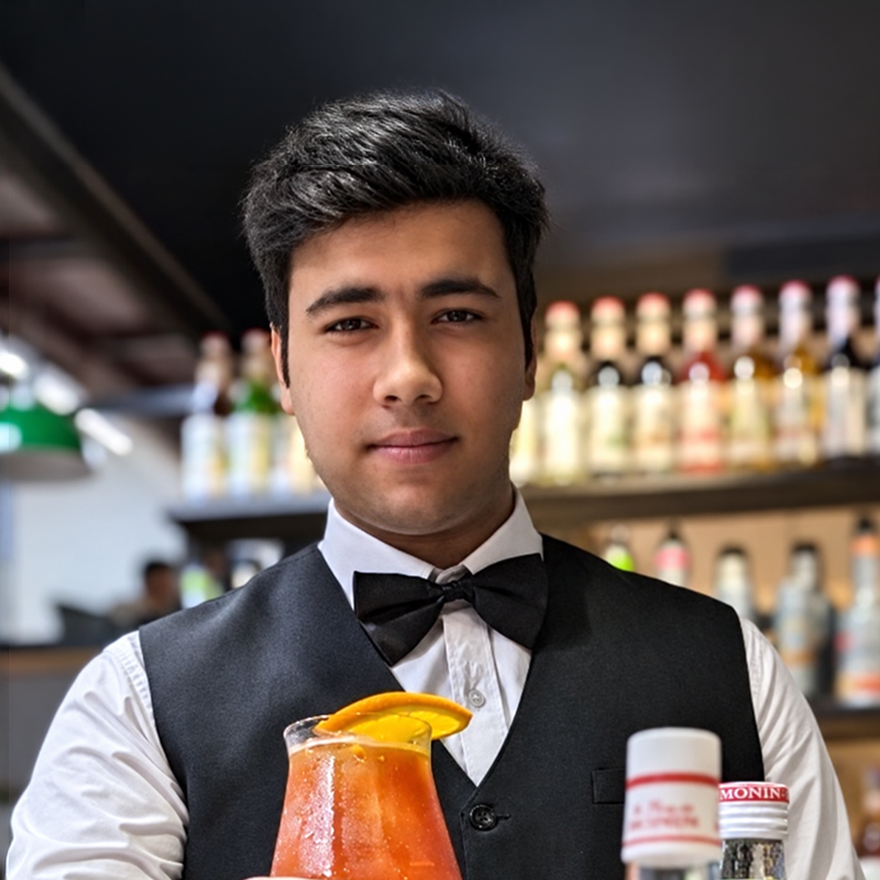Rudraksh, BHMCT student at KRMU SOHMCT