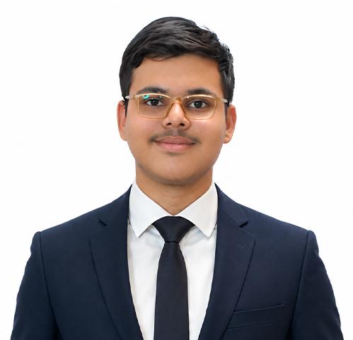 Portrait of Dhruv Gupta, KRMU graduate
