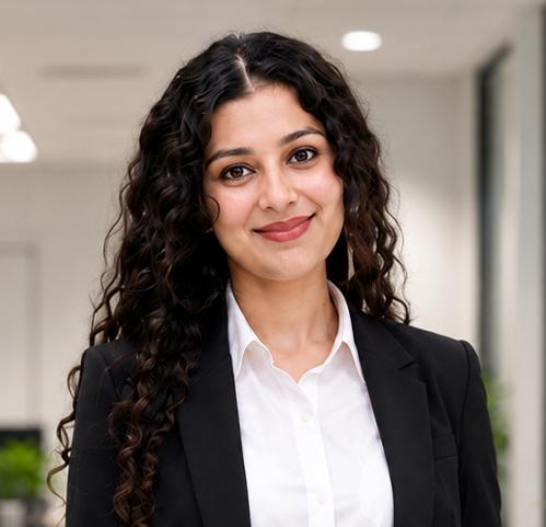 Portrait of Namrata Muralidharan, KRMU graduate