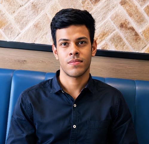 Portrait of Utsav Ratan, KRMU graduate