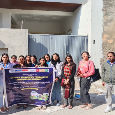 Promoting Environmental Awareness and Sustainable Waste Management in Alipur Village