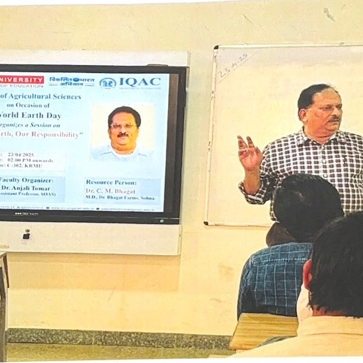 Session on Our Earth, Our Responsibility