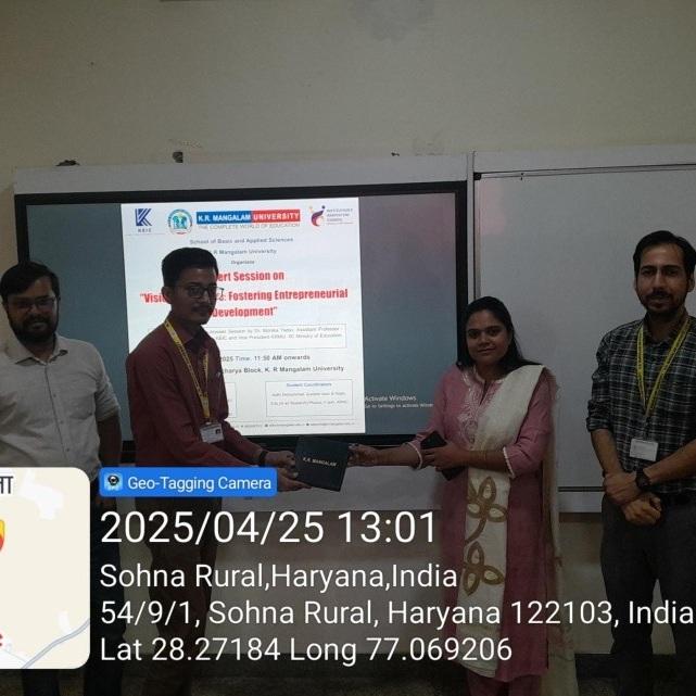 Expert Session: Life Skill on Vision to Venture - Fostering Entrepreneurial Development
