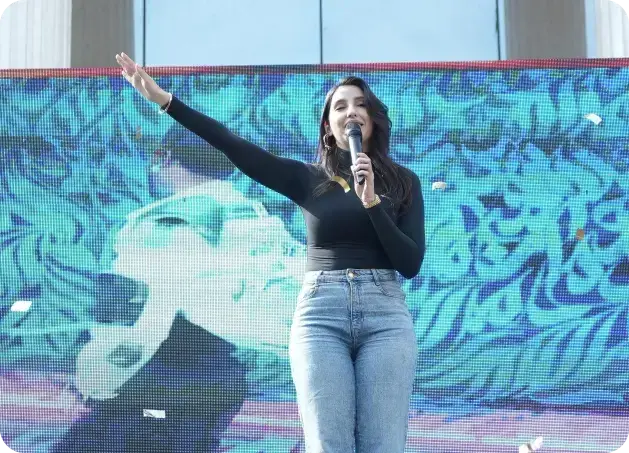 Nora Fatehi at KRMU guest appearance