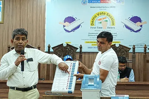 Demo Vote Session for First Time Voters