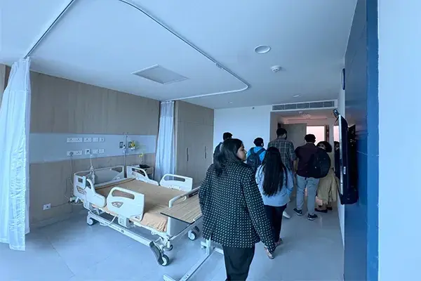 Visit to Max Super Speciality Hospital