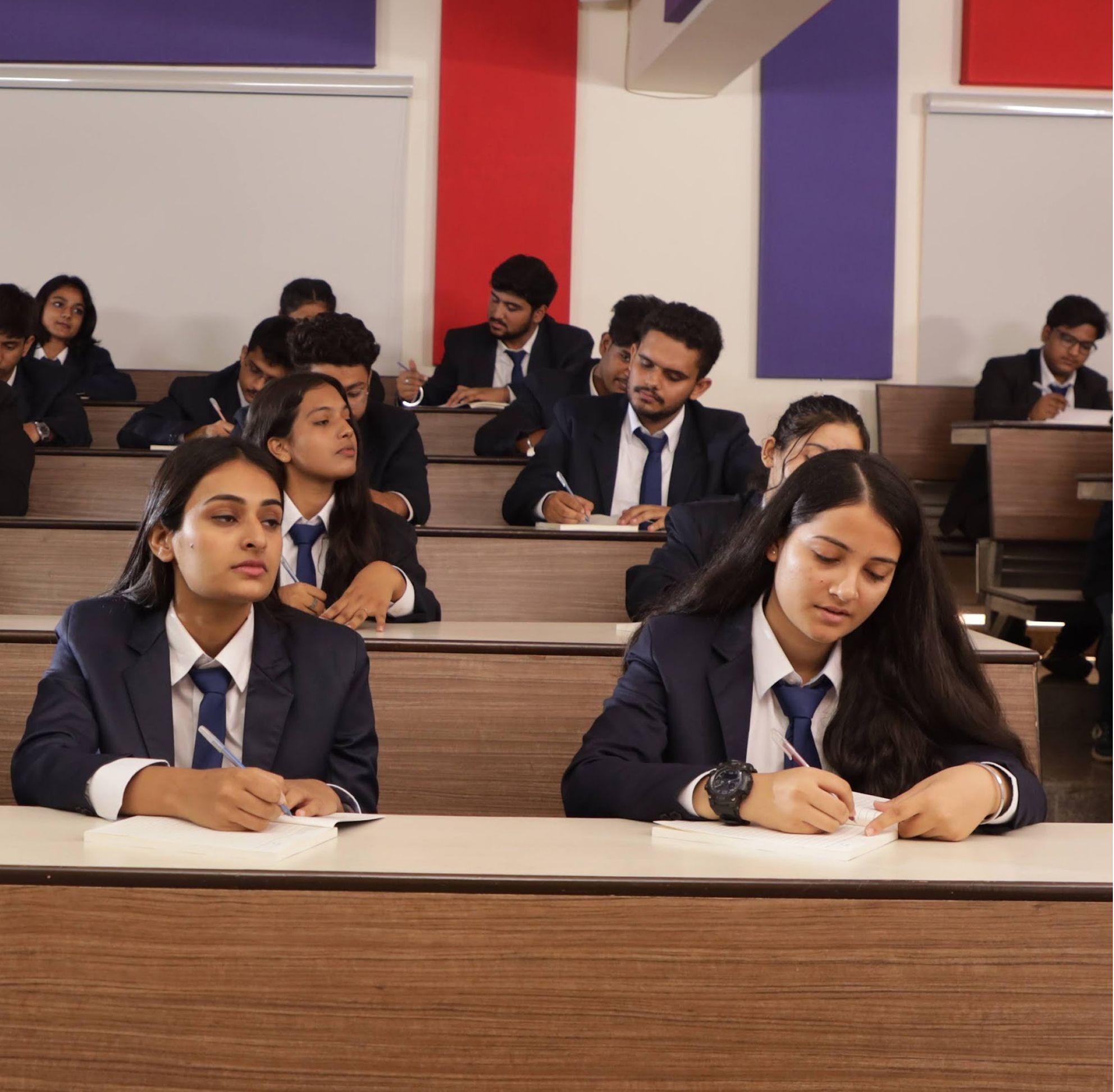 MBA classroom session at K.R. Mangalam University