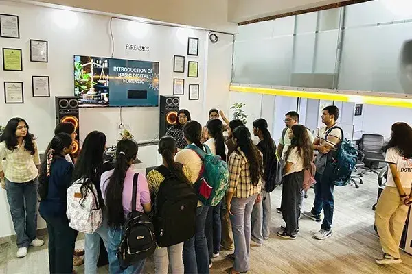 Industry visit to RJ Forsec Solutions in Delhi