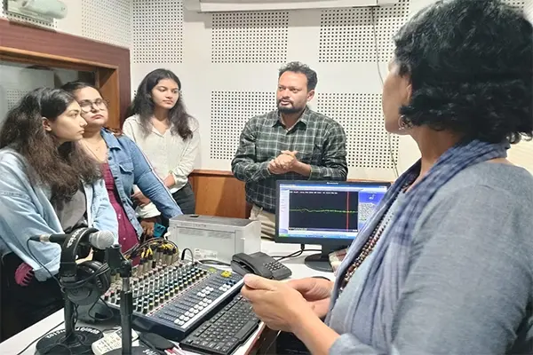 Educational Visit to Hello Haldwani 91.2 FM Community Radio