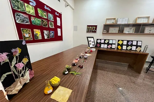 Session on Demonstration of Extraction and Application of Natural Dye
