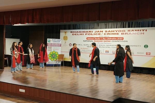 Nukkad Natak on Drug Free Delhi 2027
