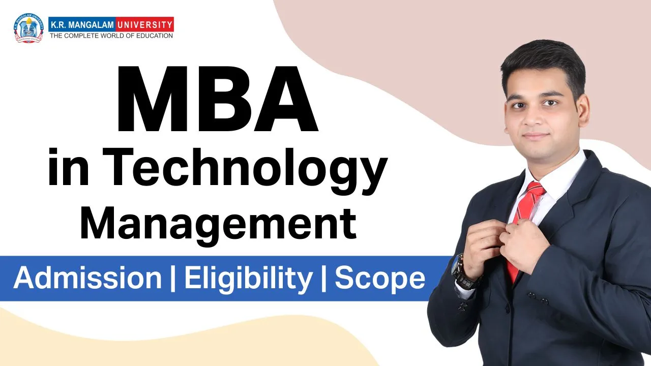MBA in Technology Management Admission MBA in Technology Management
