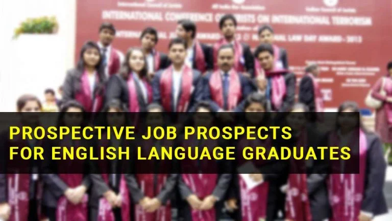 PROSPECTIVE JOB PROSPECTS FOR ENGLISH LANGUAGE GRADUATES