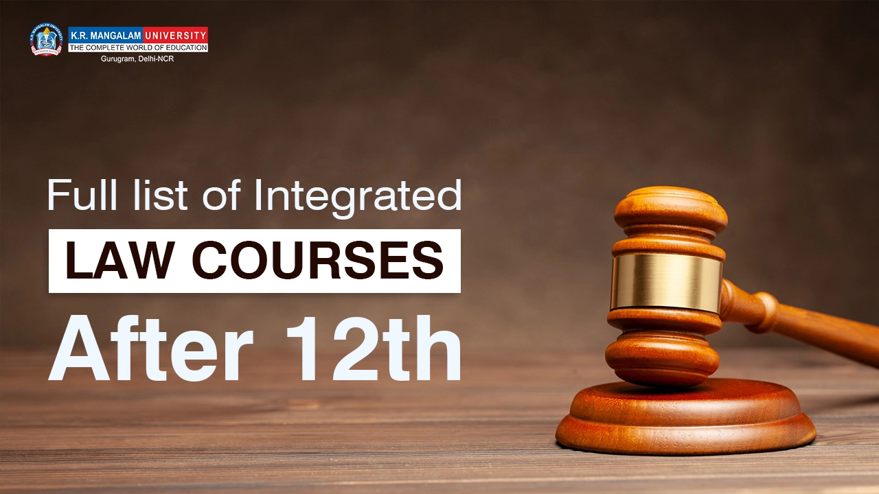 Integrated Law Courses after 12th