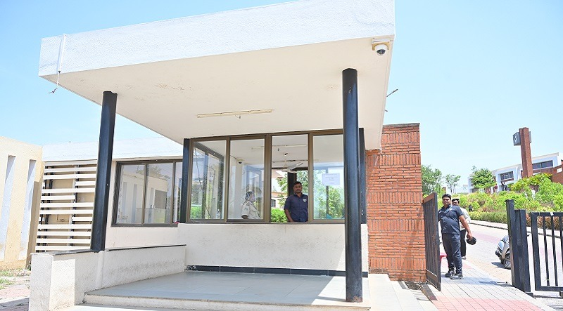 Security Guards At Every Entrance