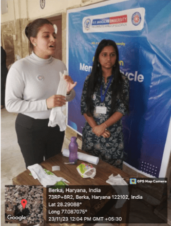 51. Awareness Session on Menstrual Cycles