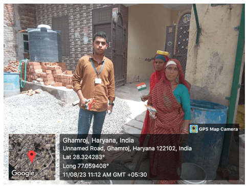 57. Prabhat Pheri & Flag Distribution